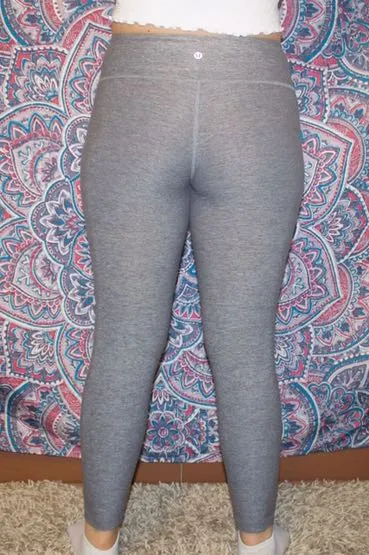 Lululemon Light Grey Leggings  - Image 3