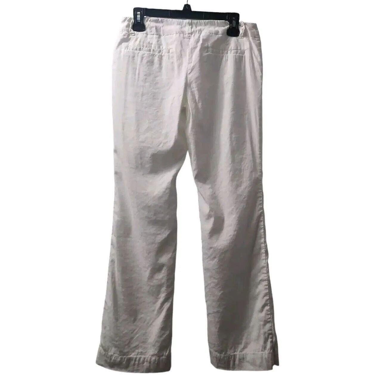 Mossimo White Dress Pants Straight Leg Career‎ Casual Trousers Size 4 - Image 2