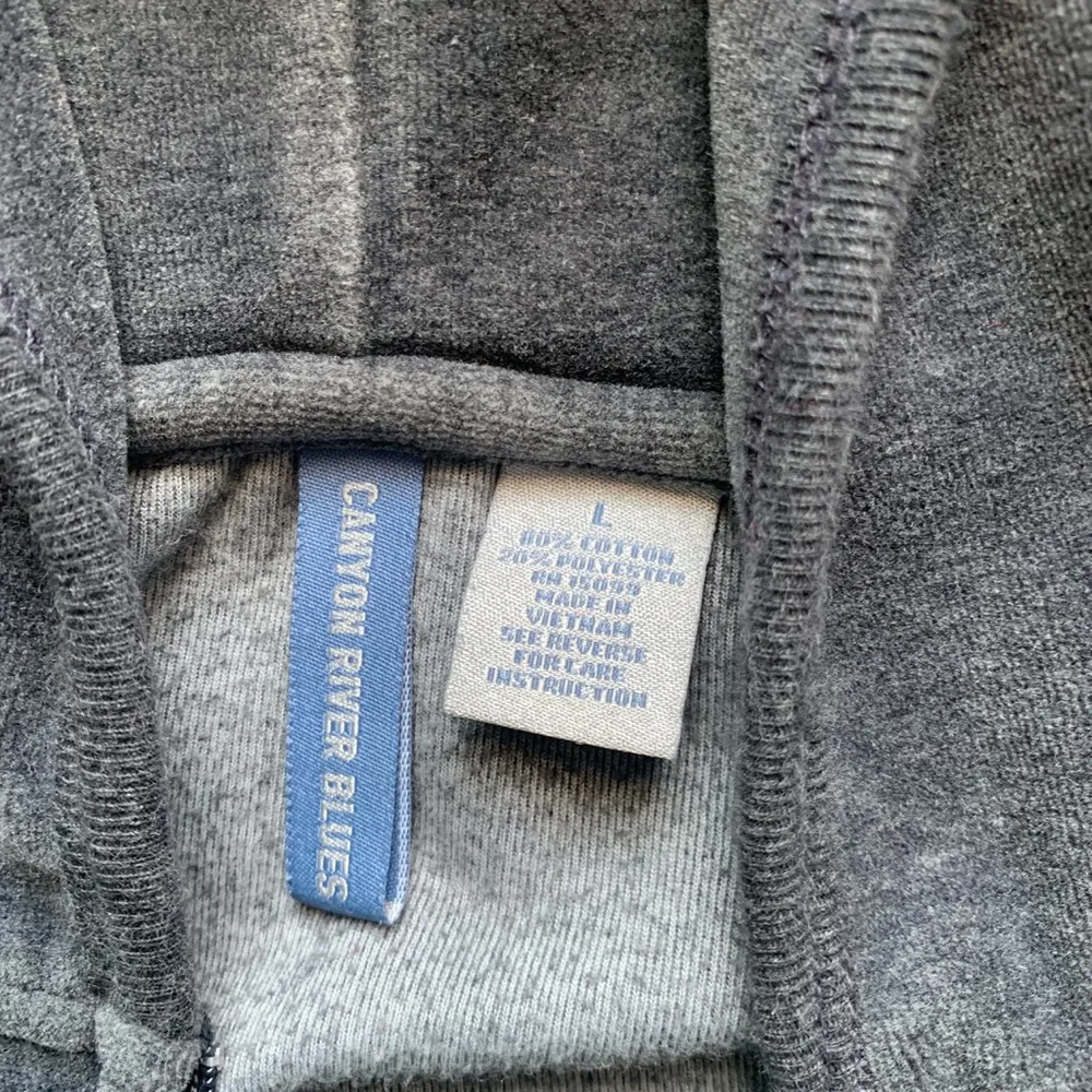 Y2K full zip grey sweater - Image 4