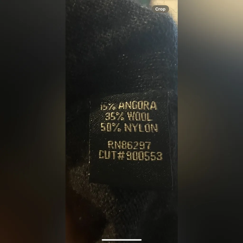 BCBGMAXAZRIA NWT Ribbed Knit Sweater Top Tie Waist Wool Angora Cap Sleeve Sz Med - Image 15