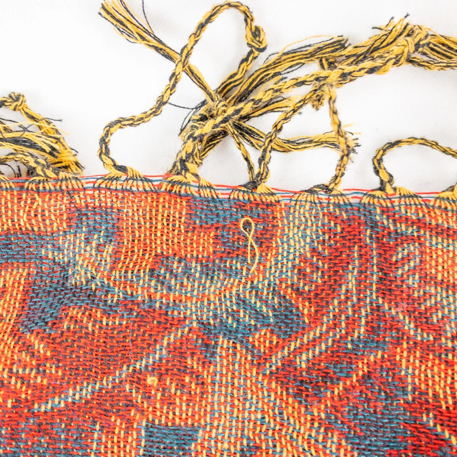 Pashmina Multicolor Red Green Blue Paisley Scarf Womens One Size - Image 6