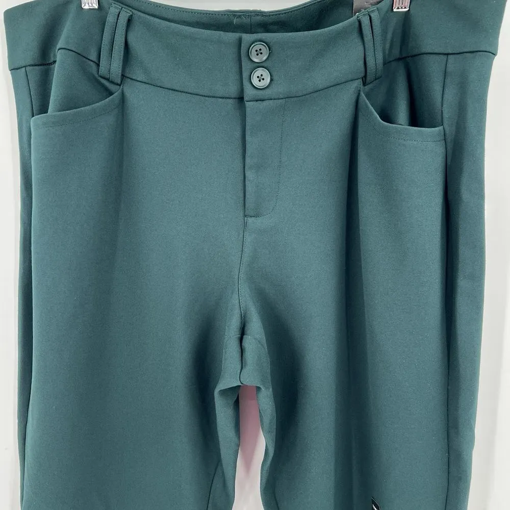 Torrid Studio Signature Ponte Stretch Trousers Forest Green Dress Pants Size 26R - Image 4