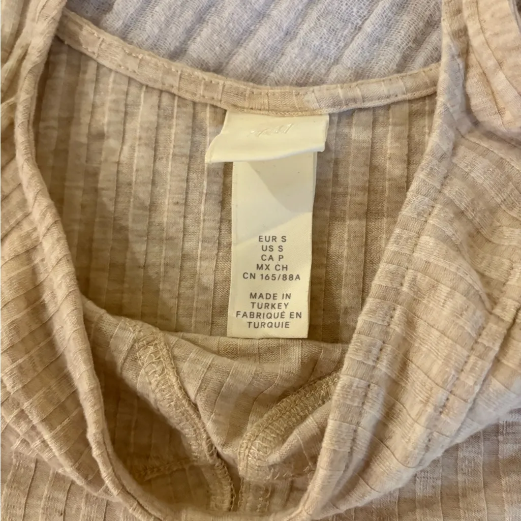 Women's Beige Crop Top - Image 3