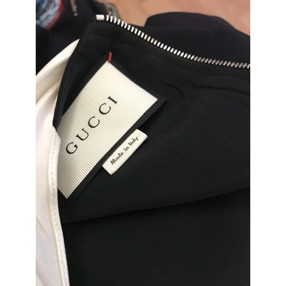 NWT Gucci Bow Detail Dress Size 38 - Image 5