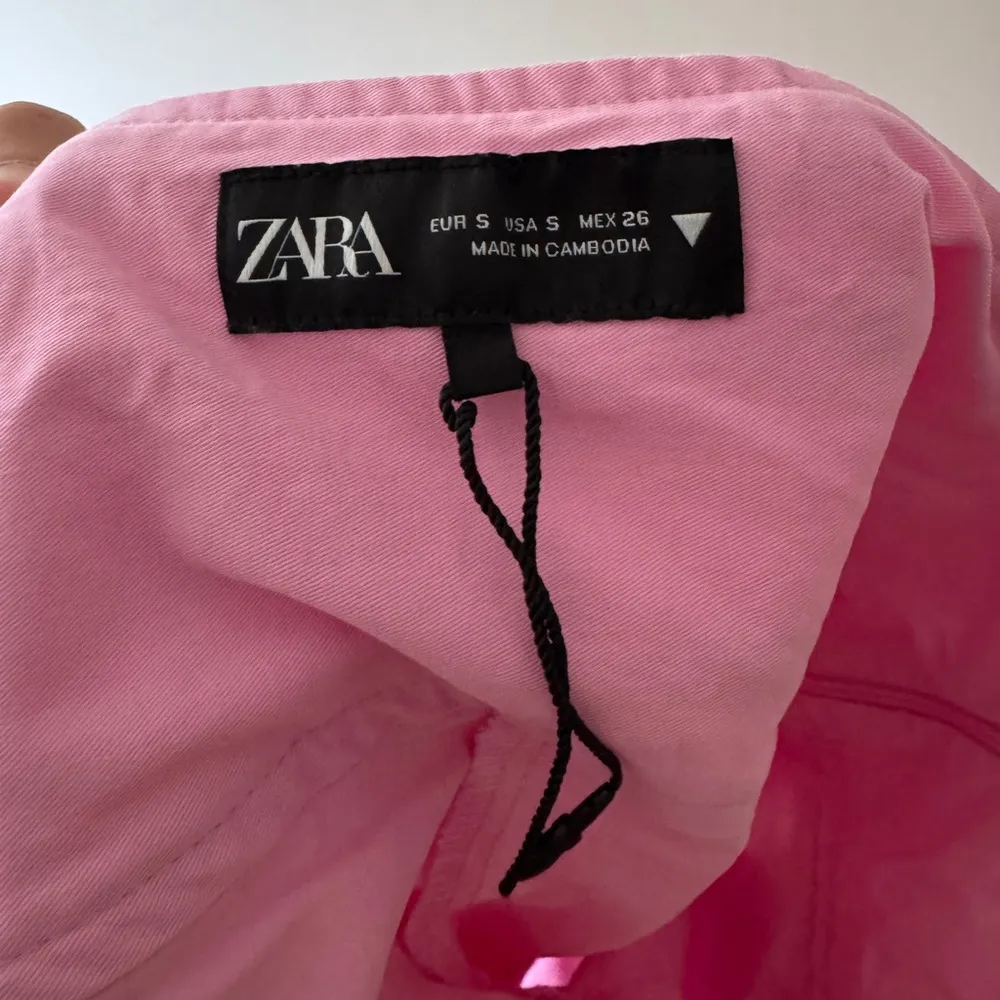 Zara Pink Pleated Mini Skort With Built In Shorts - Image 4