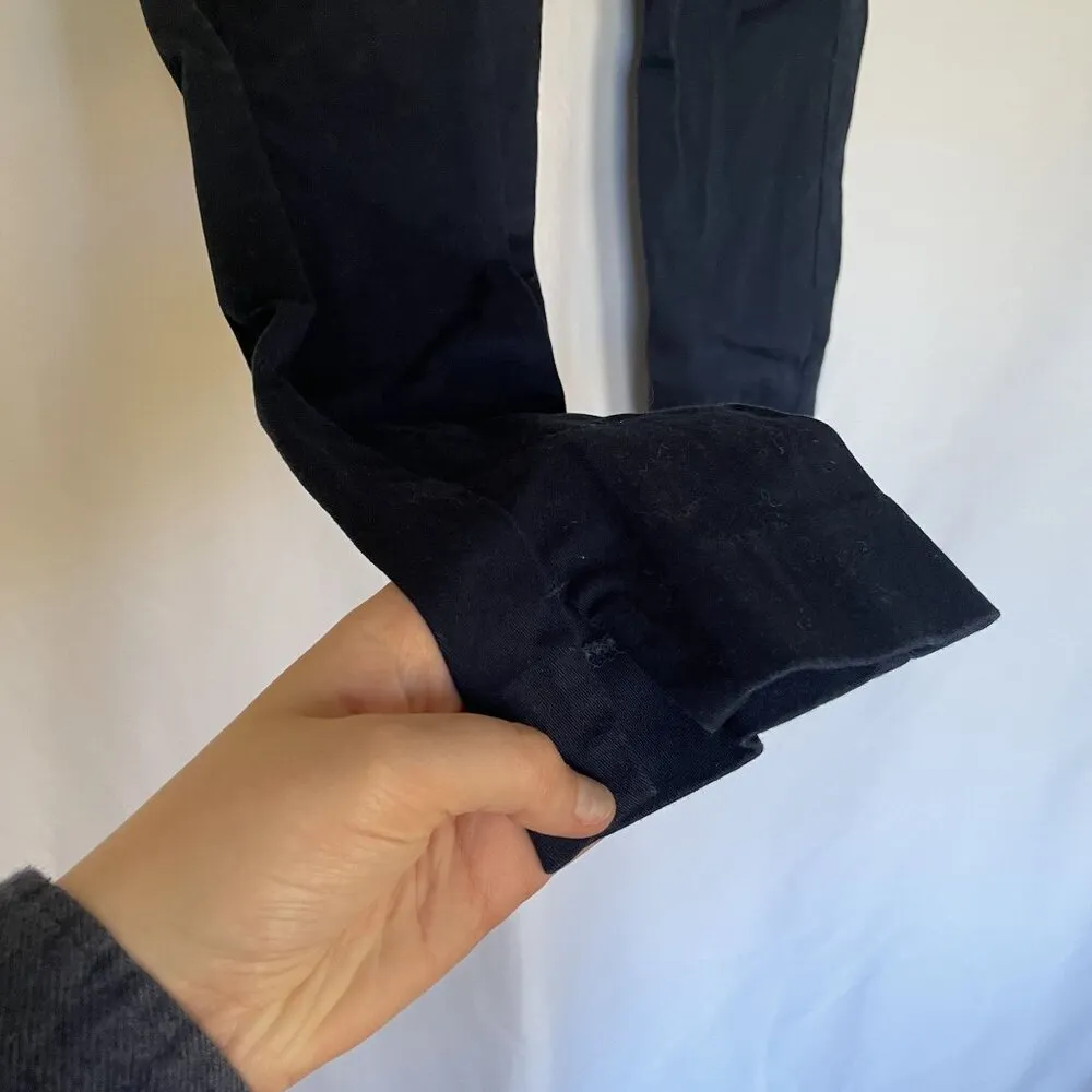 Old Navy dark blue business casual trousers women's size 4 cotton comfortable - Image 3