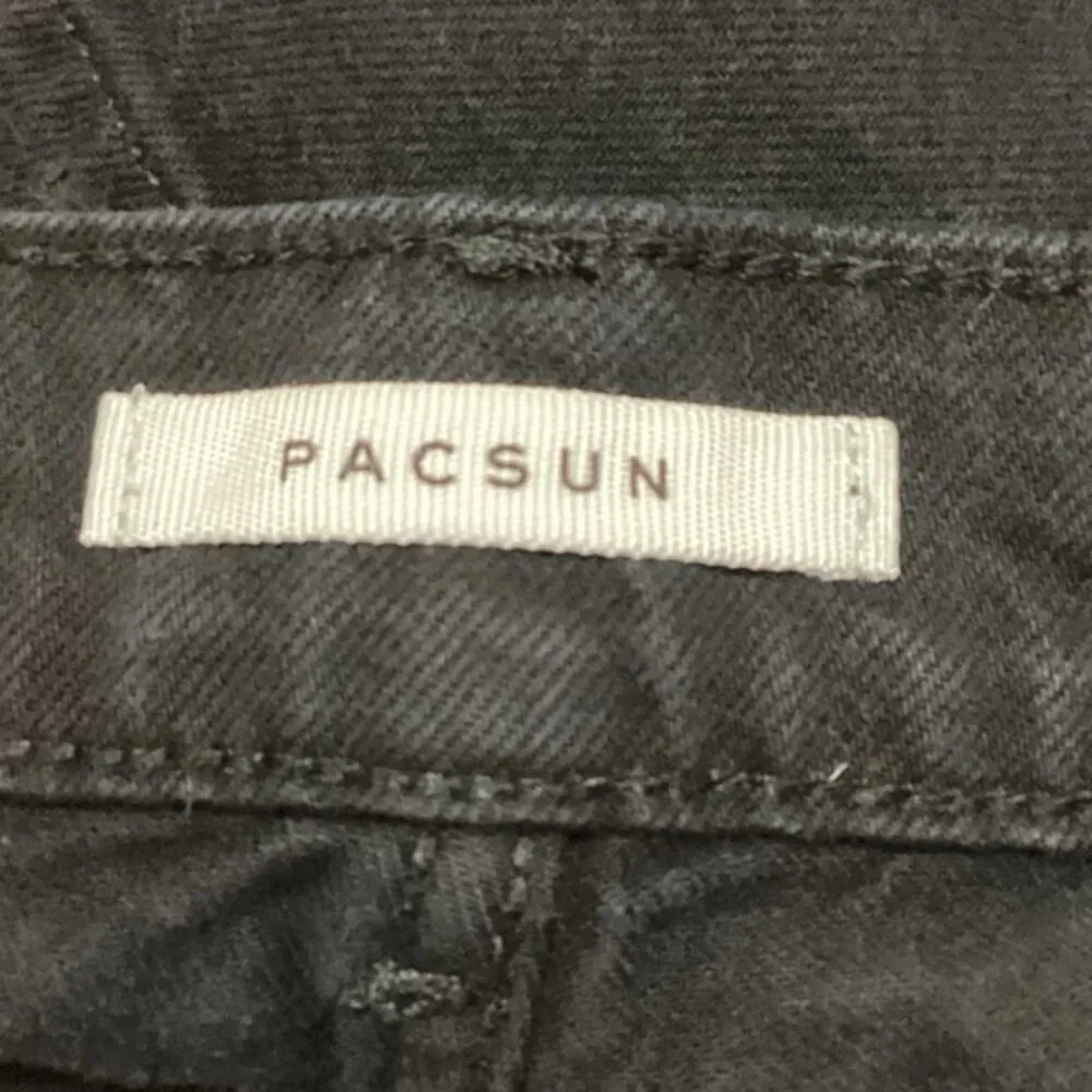 Pacsun Women's Black Baggy Distressed Ripped Wide Leg High Waist Denim Jeans 28 - Image 5