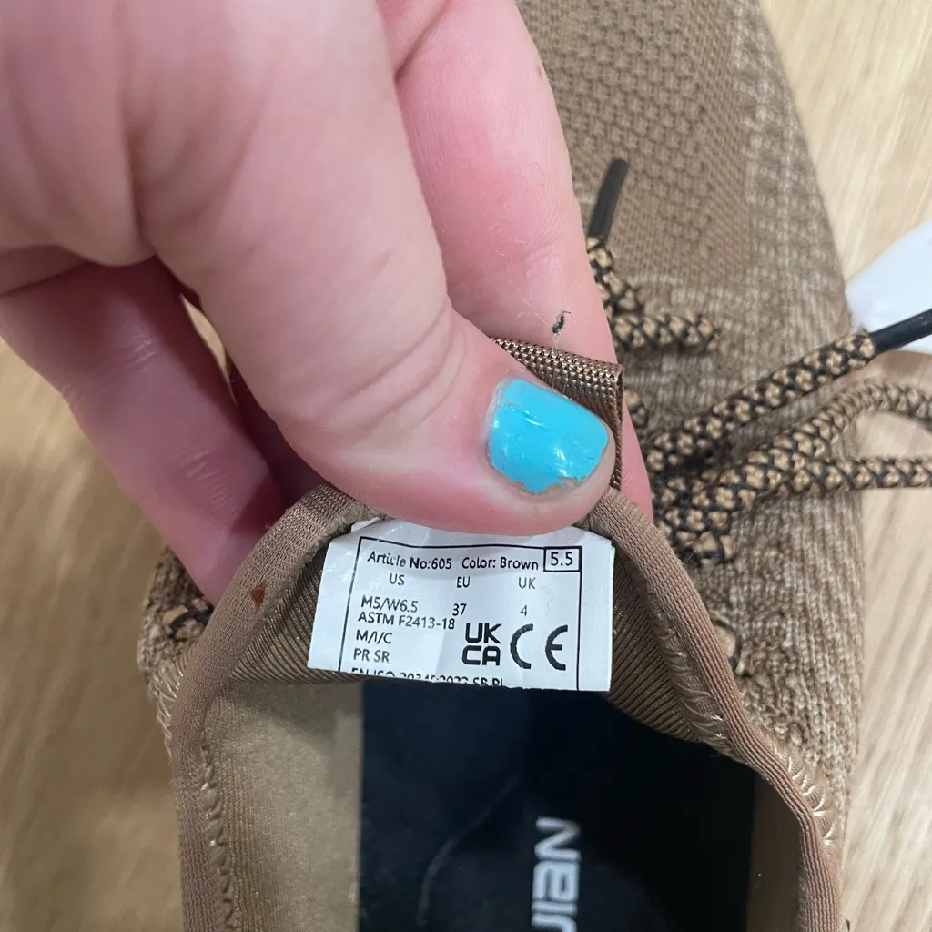 Furuian Work Sneakers New Brown Size 6.5 - Image 5