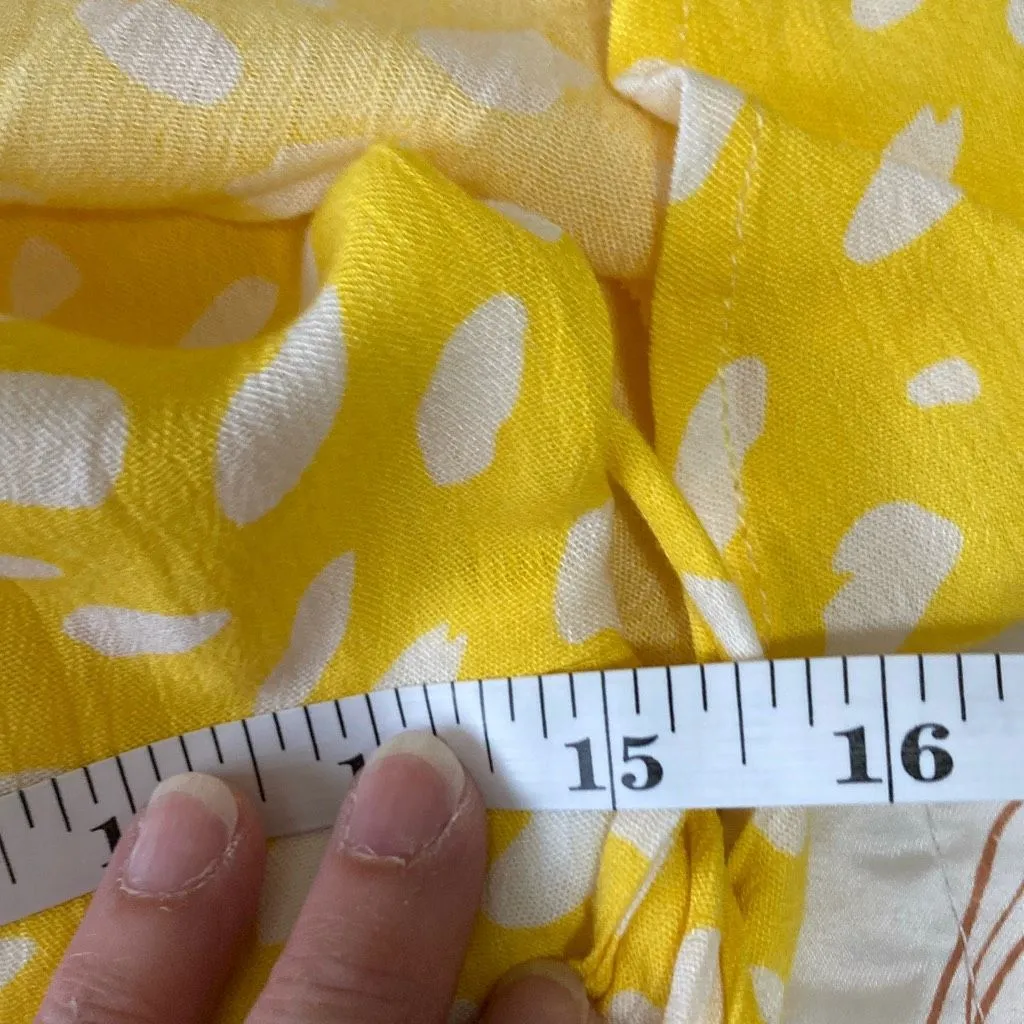 Pink Lily Sleeveless Ruffle Top Romper Size‎ Small (E9) - Image 10