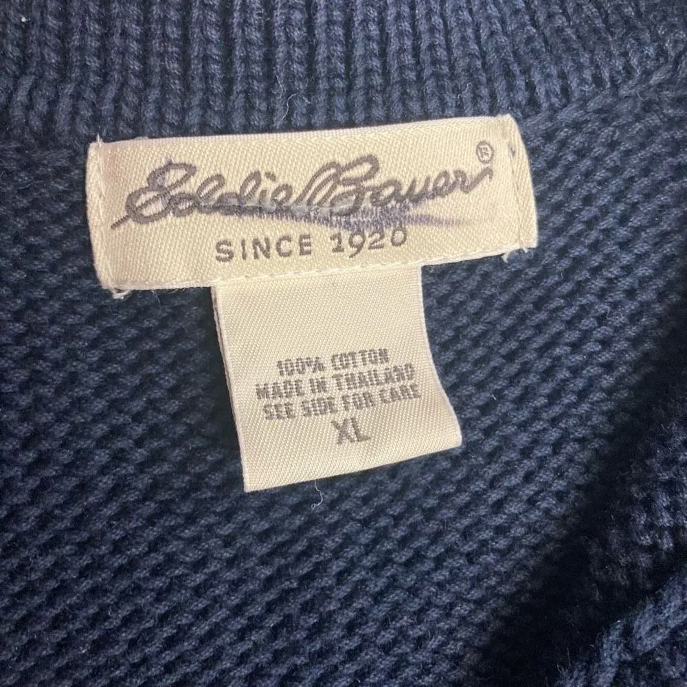  ‎EDDIE BAUER Blue XL Sweater Women’s - Image 7