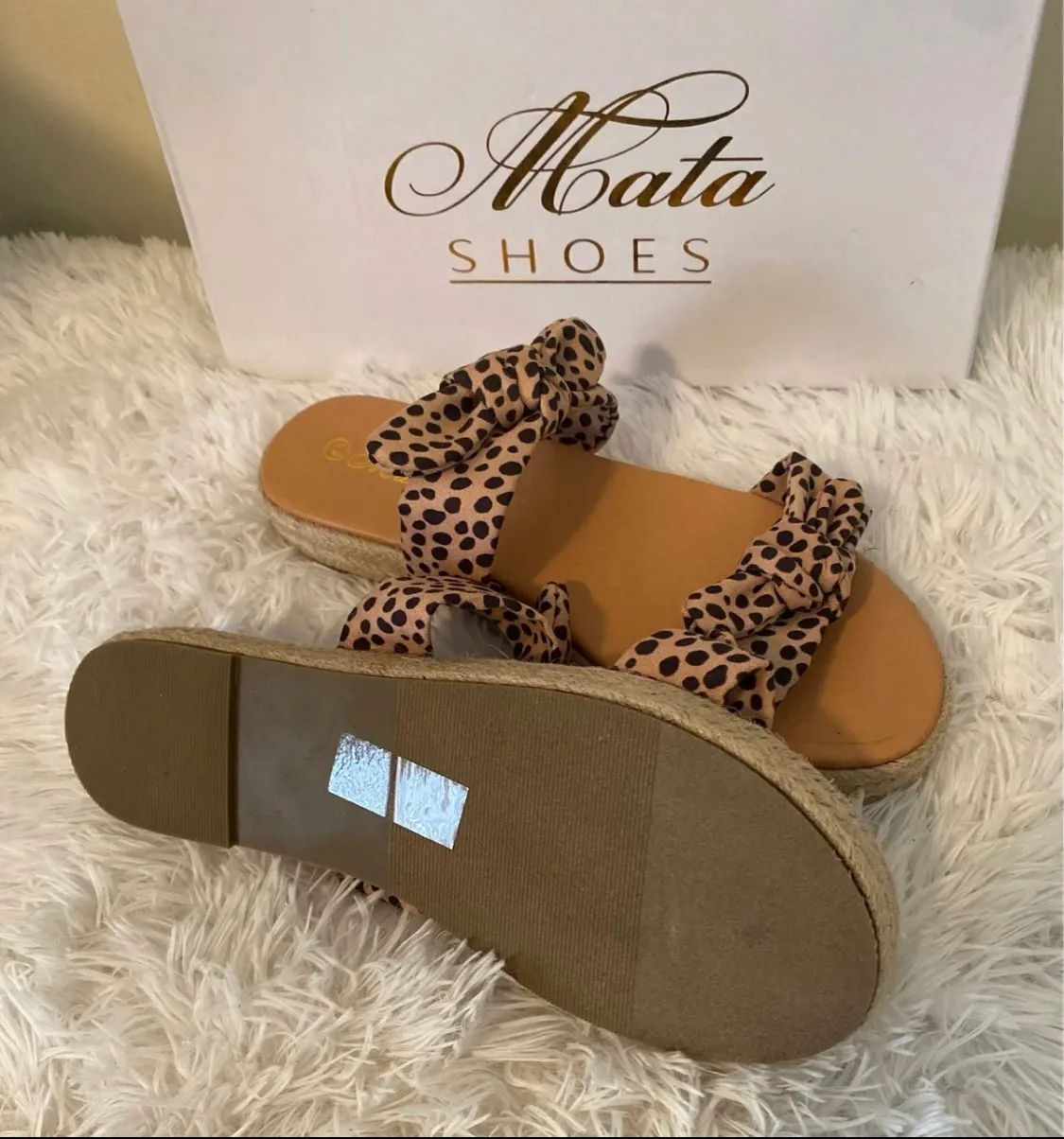 Mata Shoes Cheetah Sandals  Size 8.5  - Image 5
