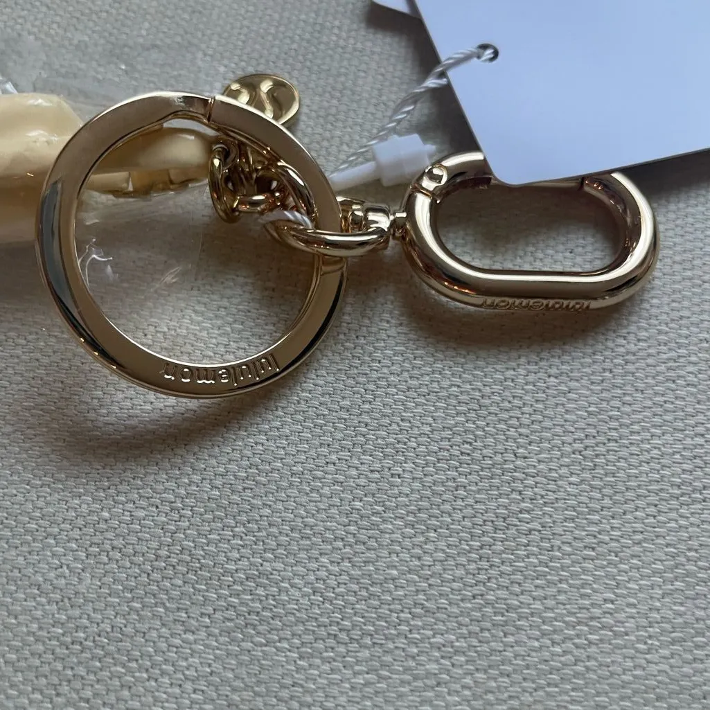 Everywhere Belt Bag Charm Keychain - Butter Corn/Gold - Image 9