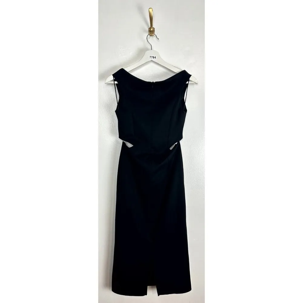 MOTHER OF ALL Clio Cutout Sheath Dress in Black Size Small - Image 9