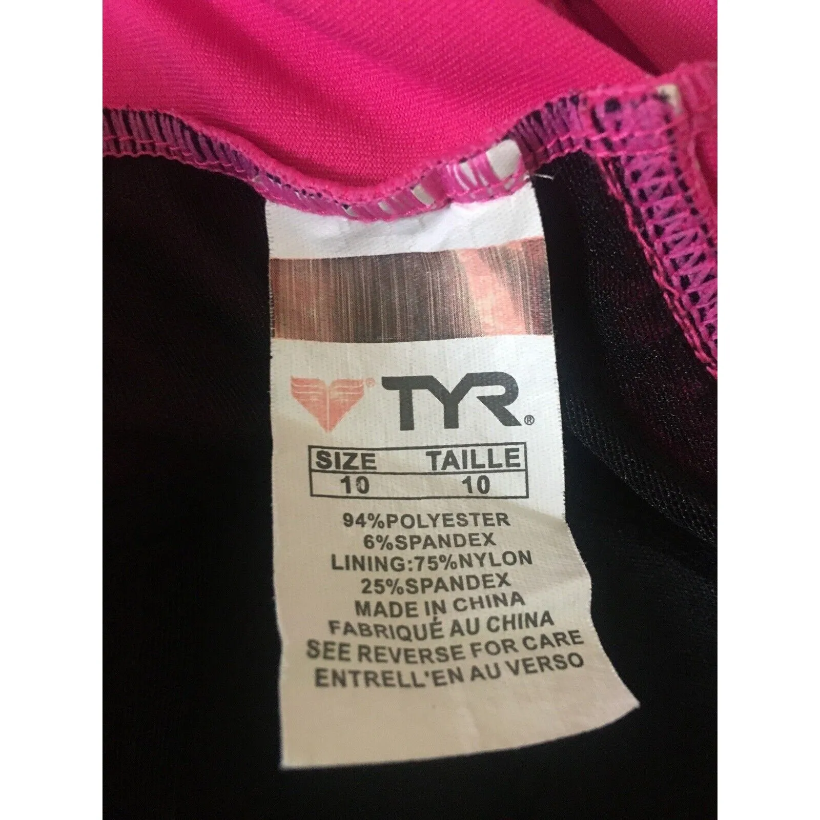 TYR Women's Swim Tankini Halter Top Tank Size 10 Pink - Image 9