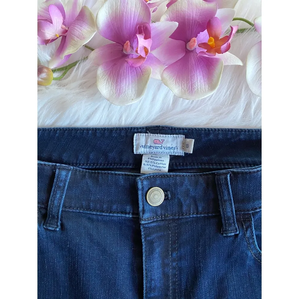 NWOT Vineyard Vines Dark Wash Skinny Jeans - Image 6