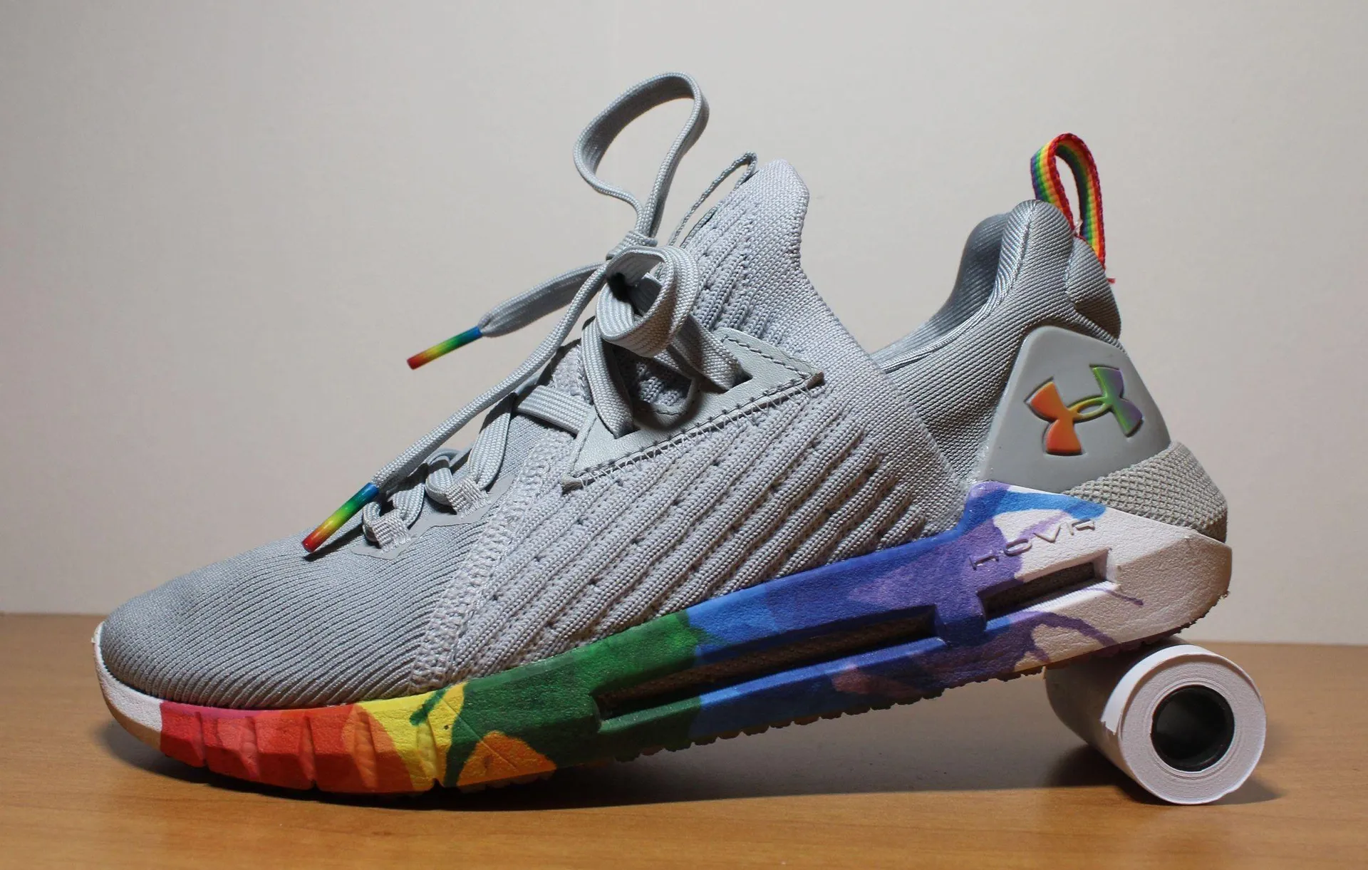Under Armour Rainbow/Grey Under Armor Running Shoes - Image 2
