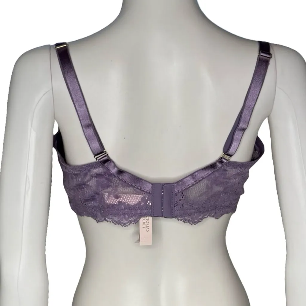 Victoria's Secret Dream Angels The Fabulous Unlined Lace Full-Cup Bra Sz 38DD - Image 3