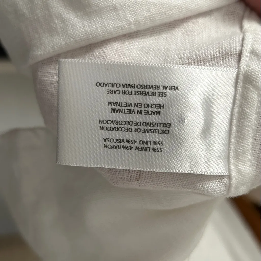 Orvis  Linen blend button down size M NWT - Image 6