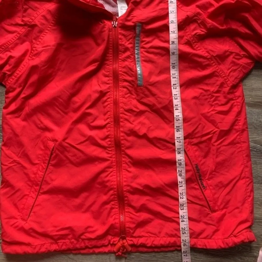 Helly Hansen Vintage  Red Helly-Tech Windbreaker Jacket M - Image 8