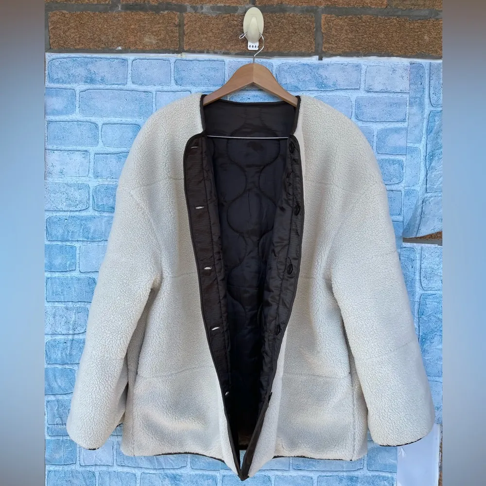 Samsøe Samsøe reversible Naya jacket size medium Brown - Image 10