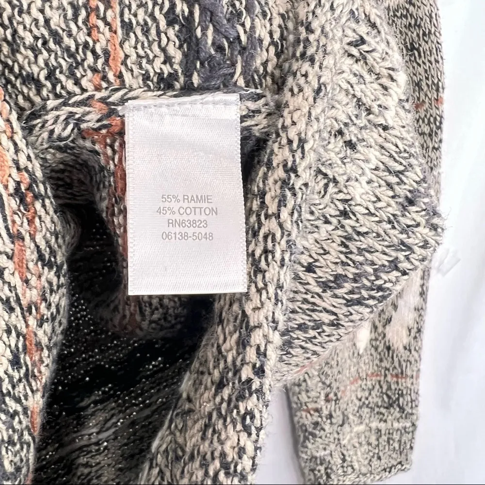 Christopher & Banks Vtg Esquestrian Horse Southwestern Sweater Sz M Cotton Blend  - Image 9