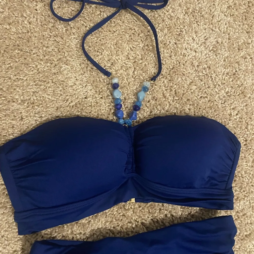 Lauren Ralph Lauren Navy Blue Bikini Size S & 4 - Image 4