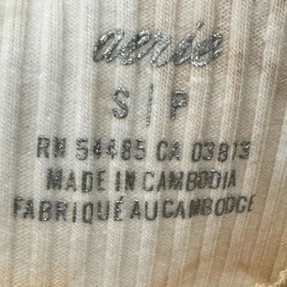 New  Women’s Rebel Cropped White Beige Tie Dye Tank Top Sz Small 4/6 - Image 9