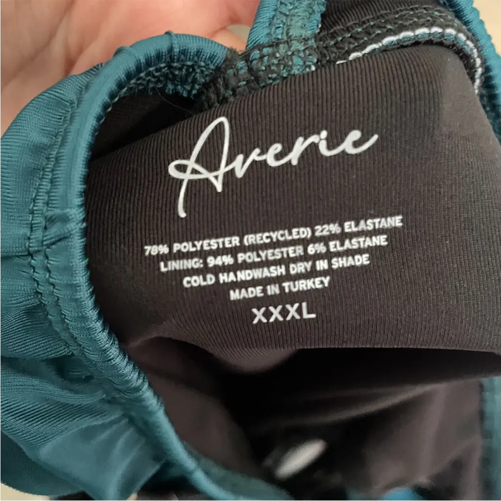 Averie Nori Retro One Piece Swimsuit Size XXXL Green - Image 4