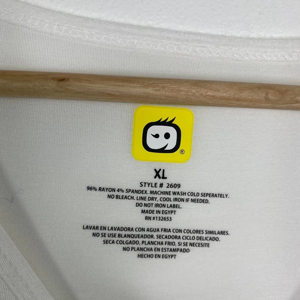 WonderWink Hope Love Strength Breast Cancer Shirt Women's Size X-Large XL - Image 35