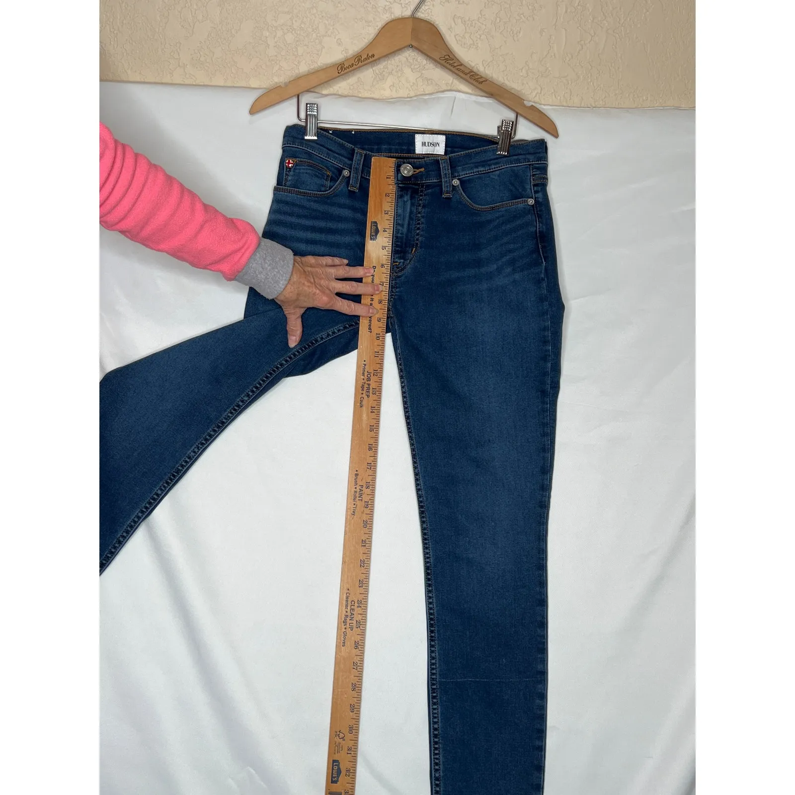 Hudson NEW size 26 jeans Natalie mid rise skinny stretchy ** flaw see photo - Image 6
