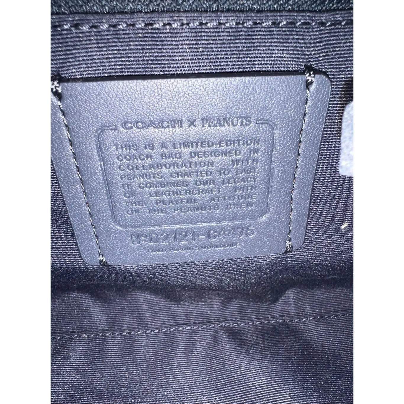 🔥🎁New! Coach X Peanuts Rowan Satchel Handbag Sig Snoopy Print C4475 - Image 8