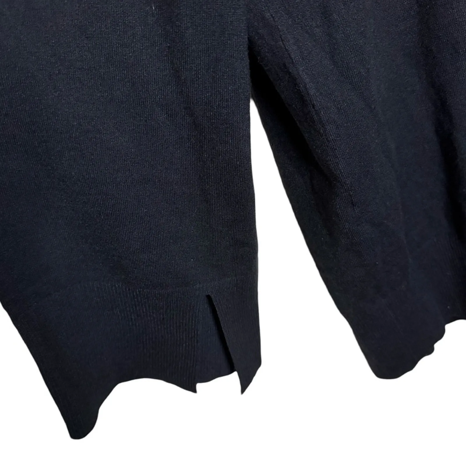 Steve Madden Gretta Turtleneck Long Sleeve Sweater Minidress - Black Size XL - Image 4