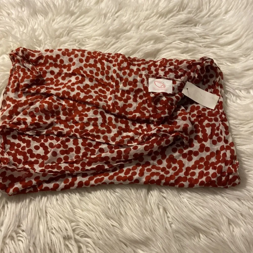 Scarf brand new Gameday girl stuff all crimson /why dot scarf long 36” wide 19” - Image 6