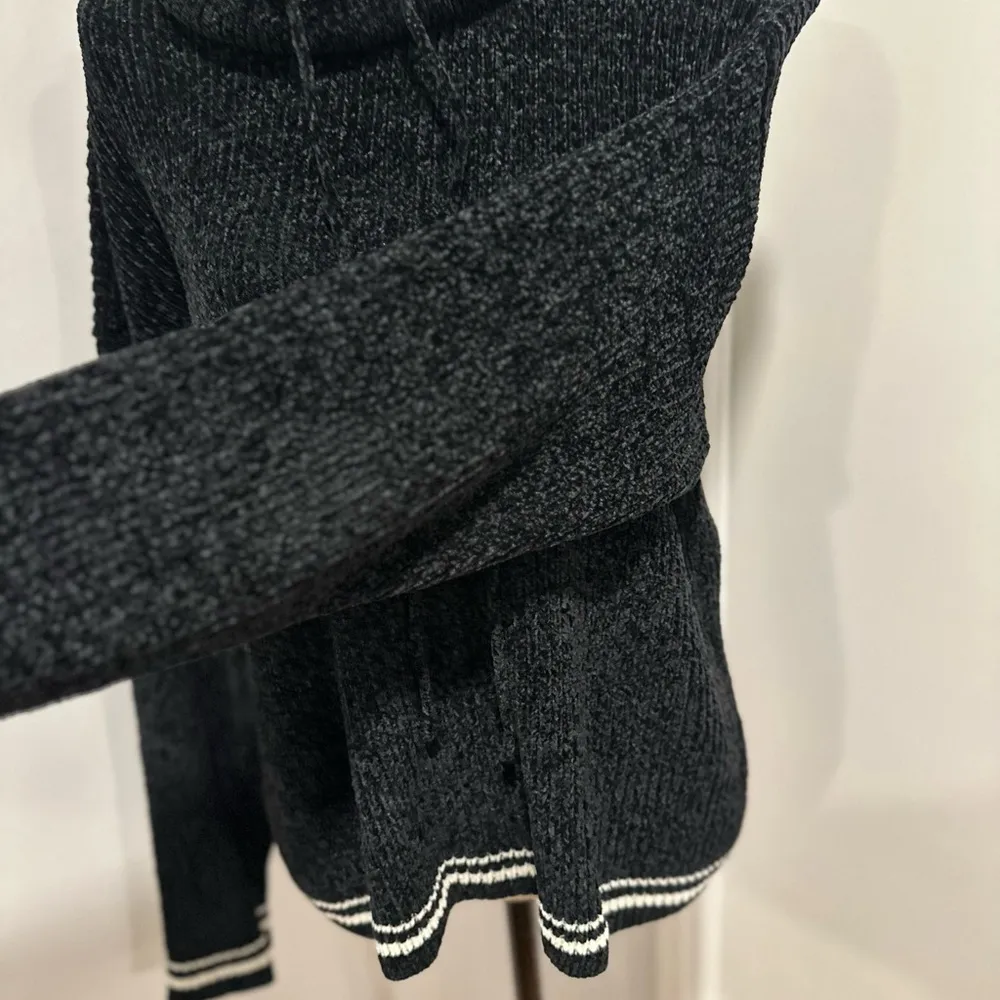 Rachel Zoe Women’s Sz:L Black Chenille Cowl Neck Sweater. Super Soft. - Image 10