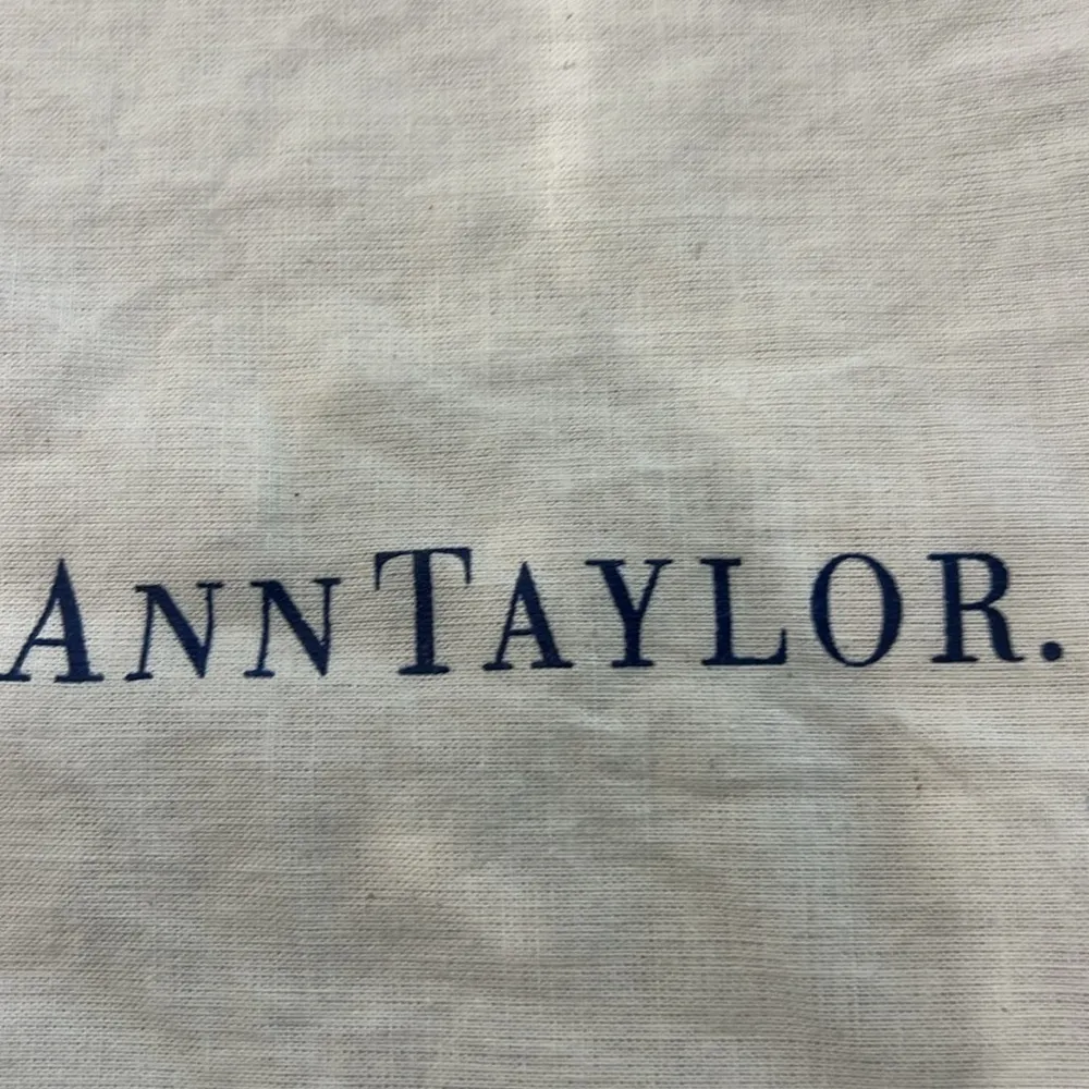 Ann Taylor  Cream Drawstring Pouch - Image 2