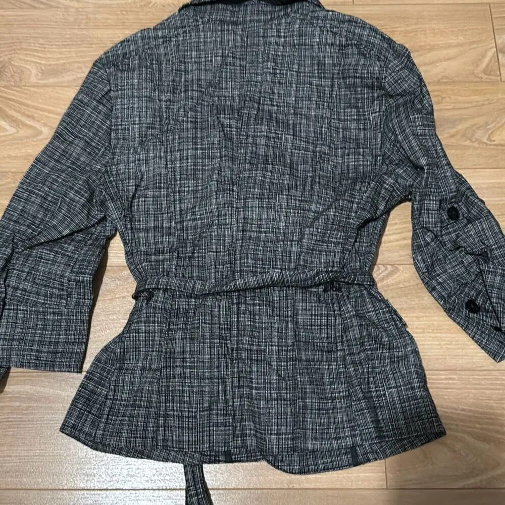 Express design studio button down blazer shirt size 0 - Image 5