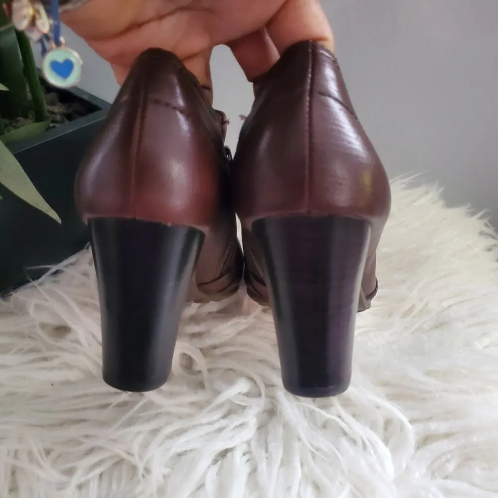 Bare Traps Glamour Brown Soft Leather Slip On Shoe Boots 6.5 - Image 5