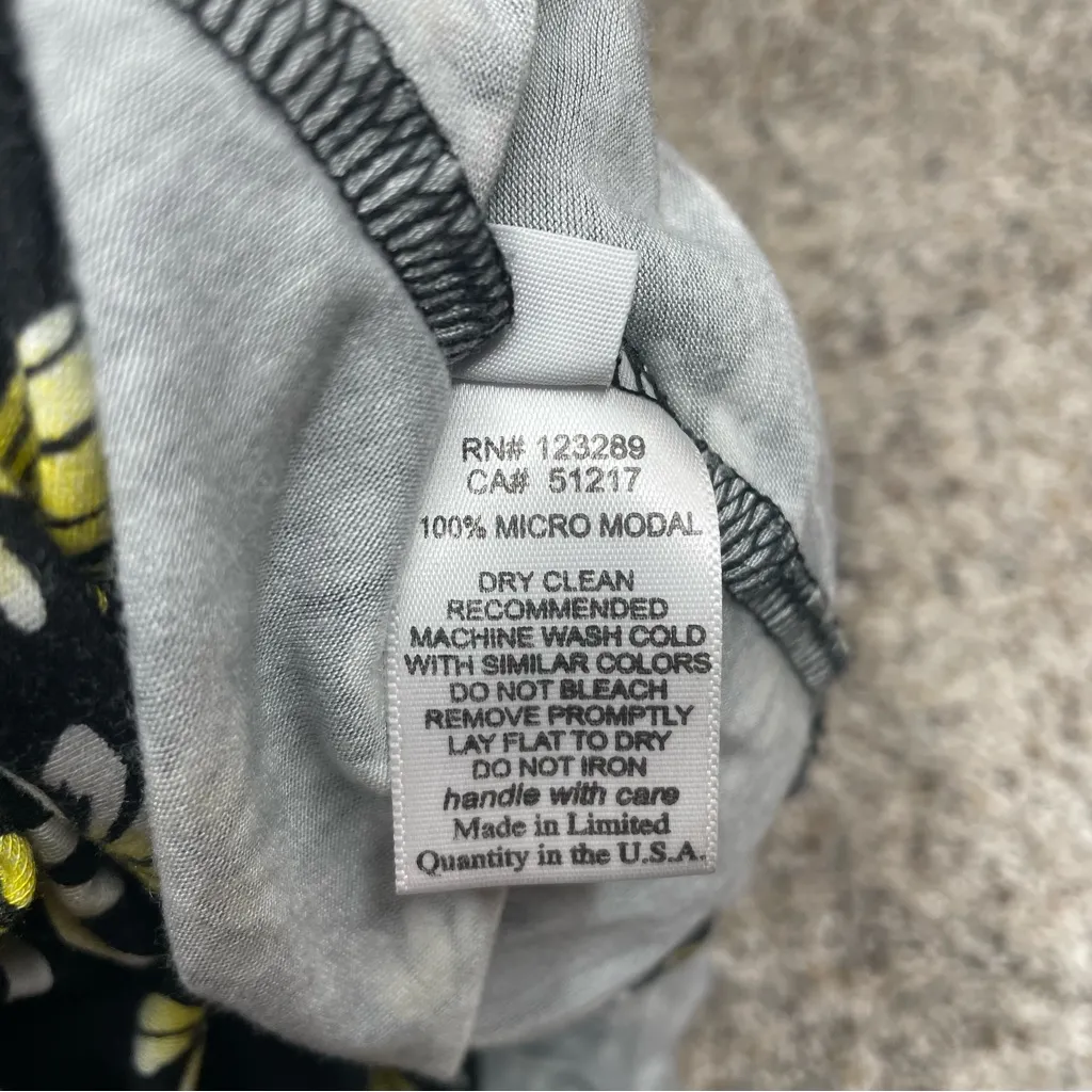 Lauren Moshi Zena Skull Daisy Flowers Floral Low Scoop Back Tank Top Extra Small - Image 8