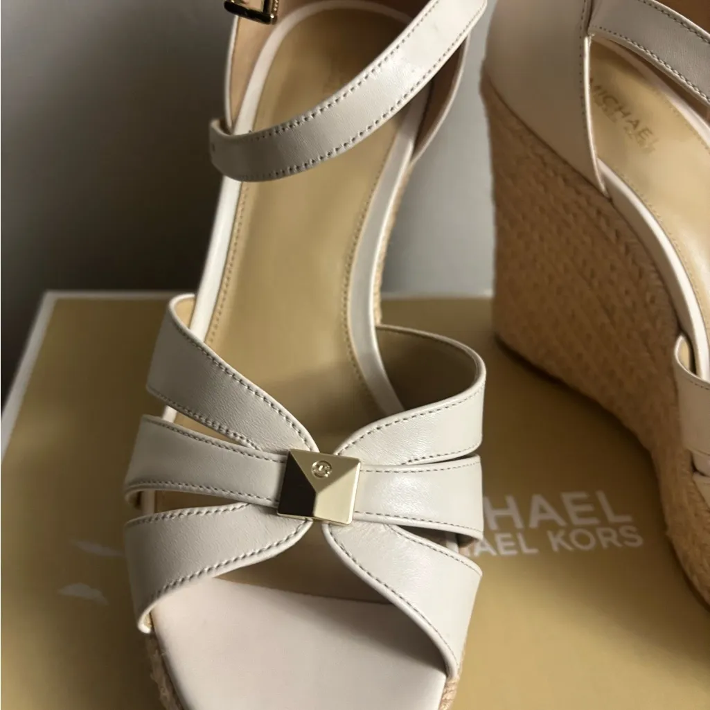 MICHAEL Michael Kors Women's Maggie Espadrille Wedge Sandals - Image 3