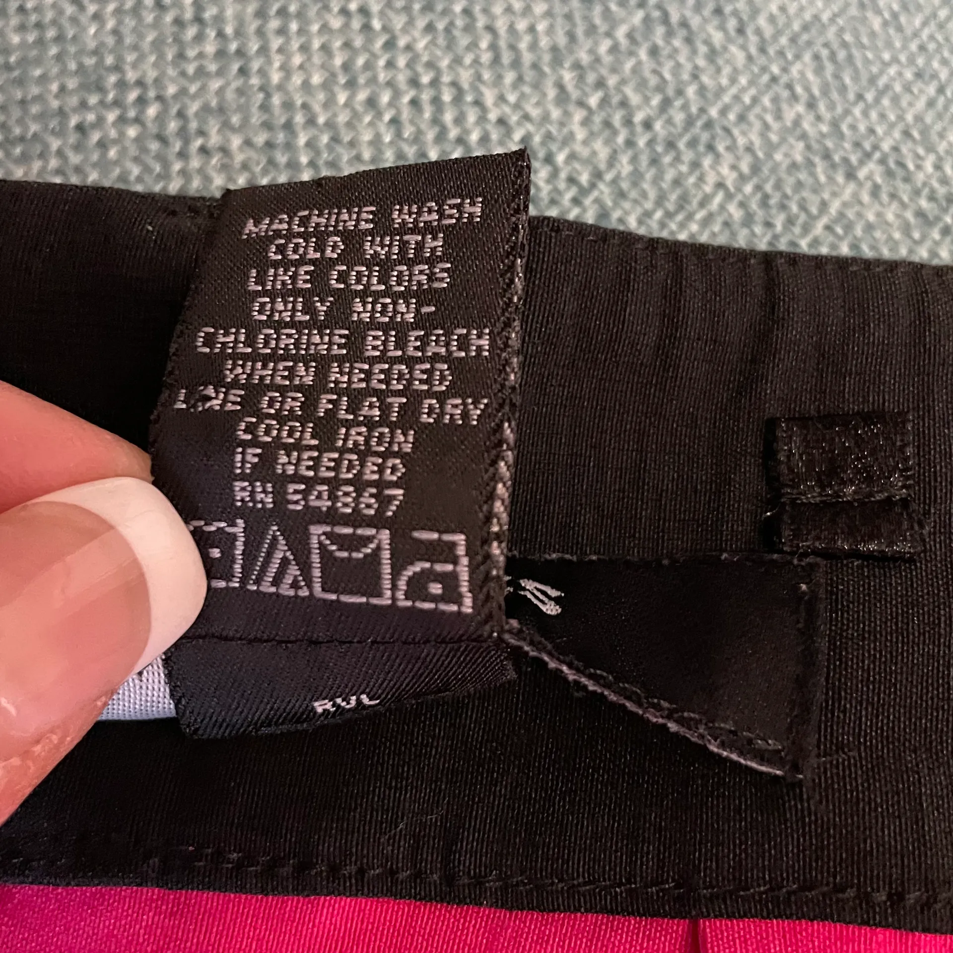 EXPRESS Stretch Strapless MIDI Dress Hot Pink and Black Size 8 - Image 16