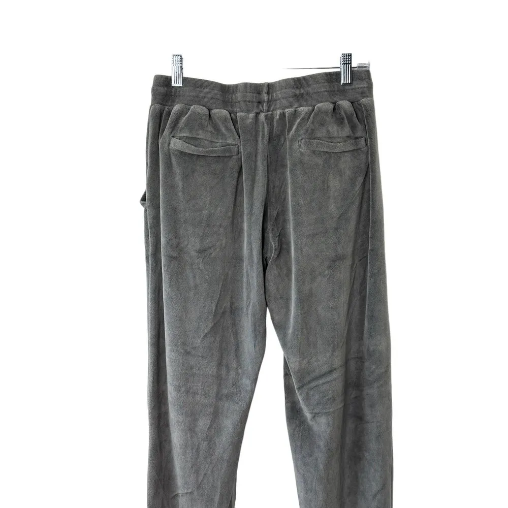 Young Fabulous & Broke Gray Velour Joggers Women's Size Medium - Image 3