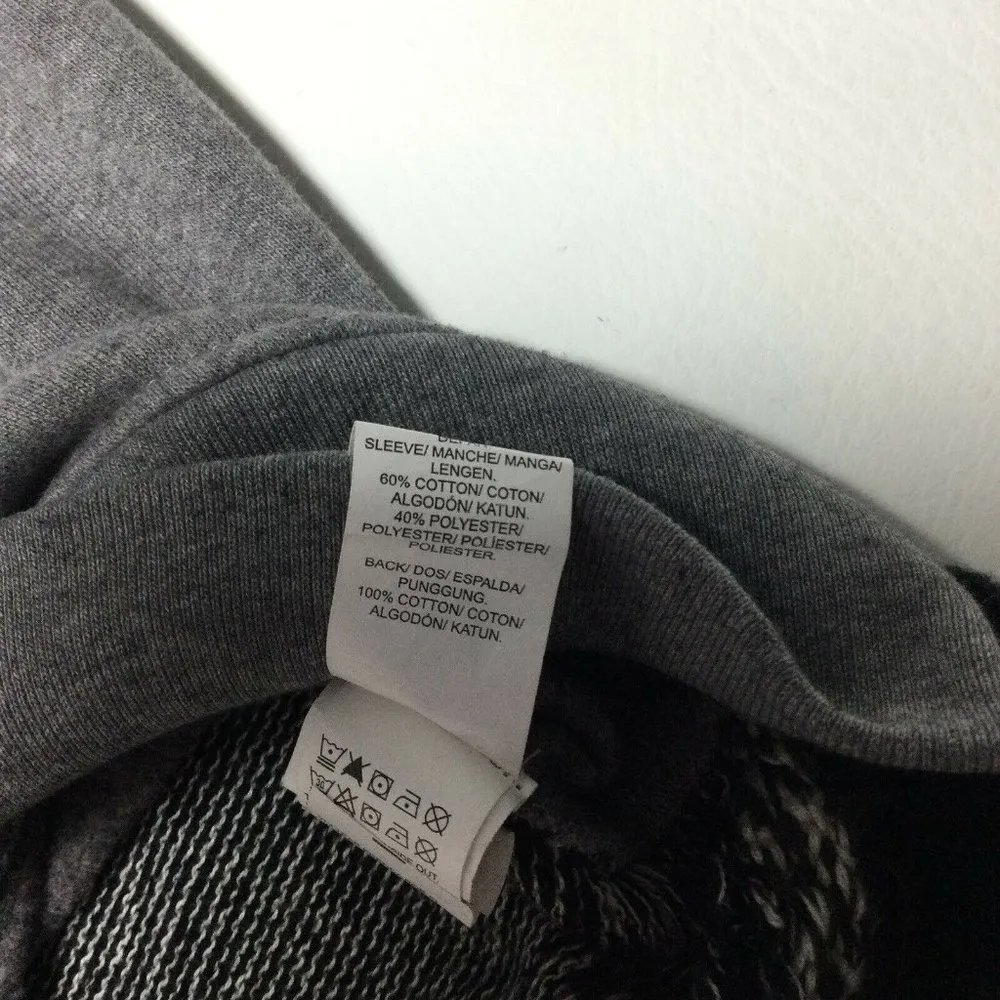 Lucky Brand Sweatshirt Womens Gray Size XS Sweater Knit Back Detail - Image 3