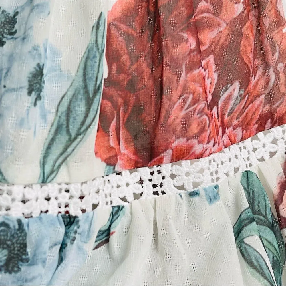 NWT L’atiste by Amy Floral MIDI Tiered Dress - S - Image 15