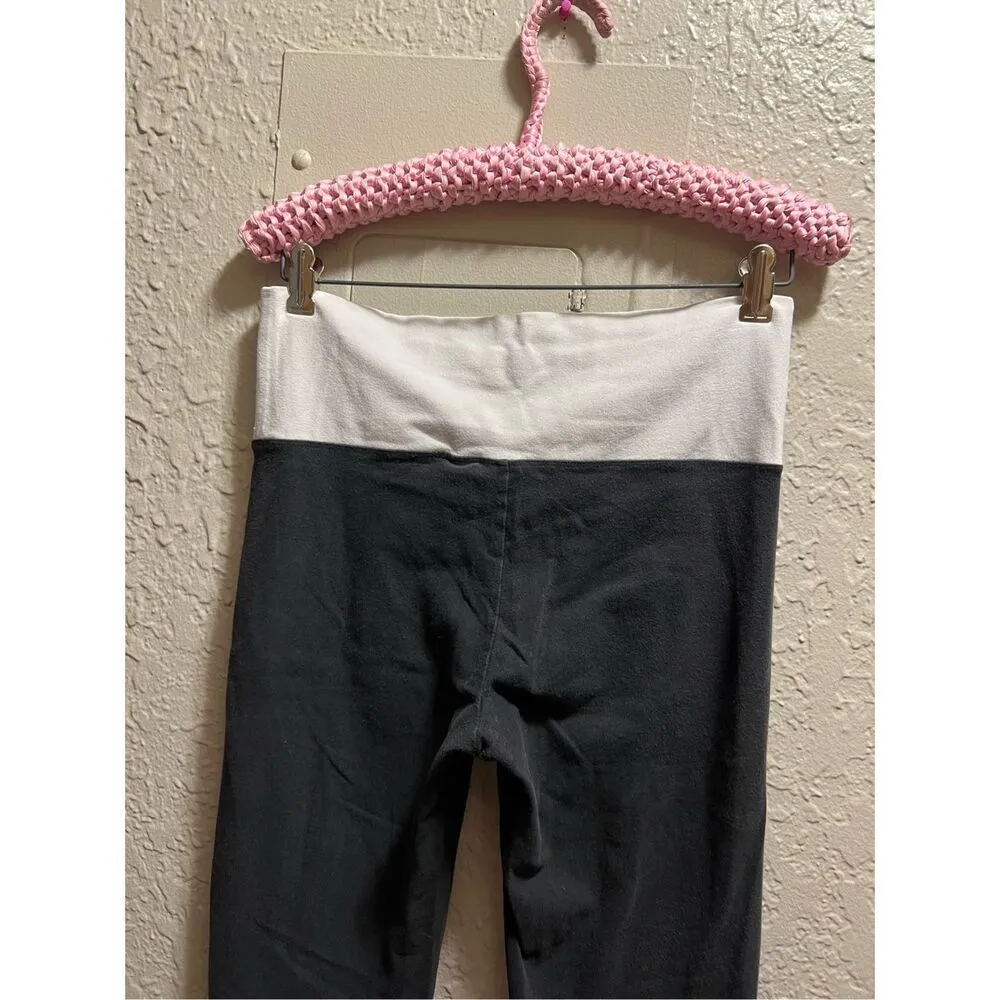 Victorias Secret Black Bootcut Leggings With White Band Woman’s Size Small Y2K 0 - Image 13