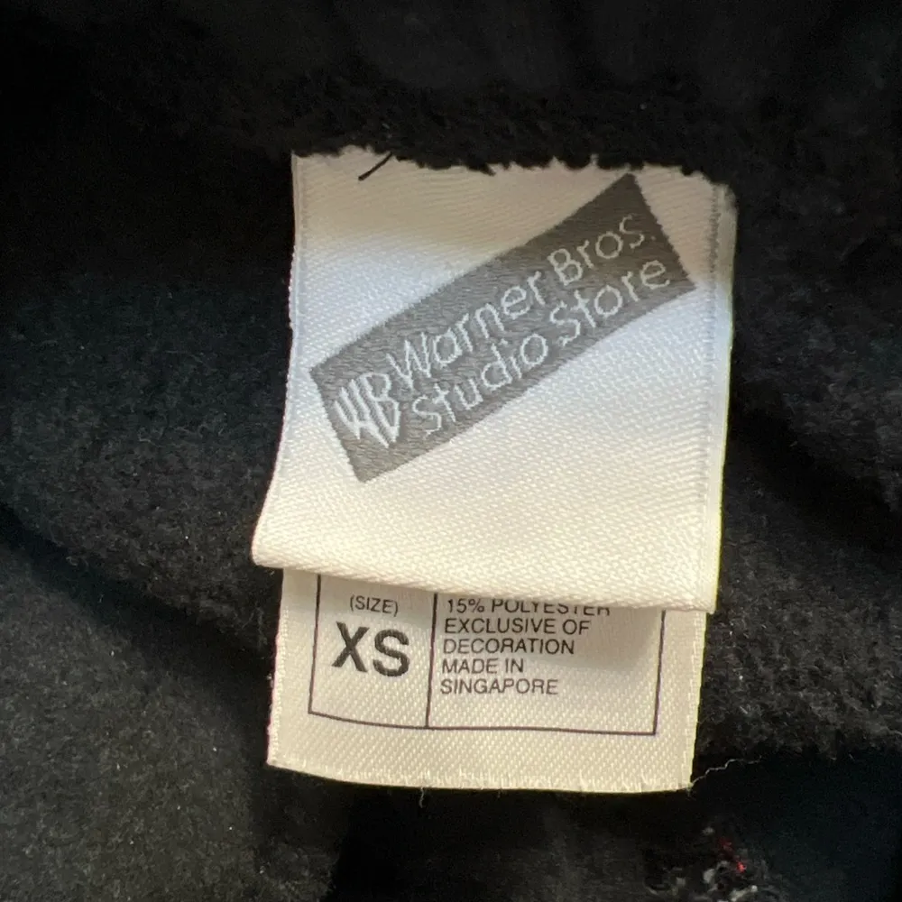 Warner Brothers Studio Store Looney Tunes Tweety Bird Sweatpants Y2K Black Size XS - Image 5