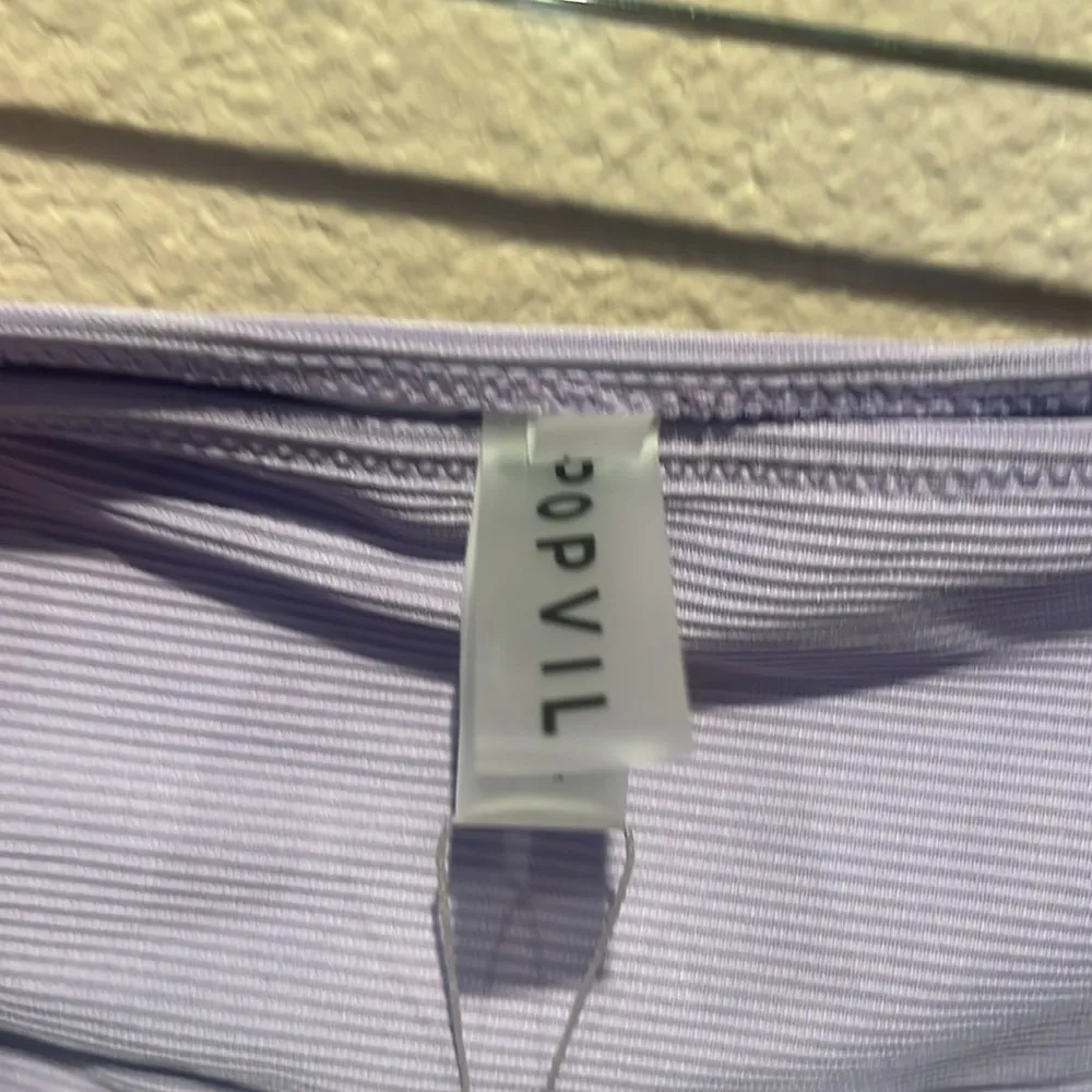 New Popvil Women’s Lavender Bikini Bottoms Size Large NWT Purple - Image 6