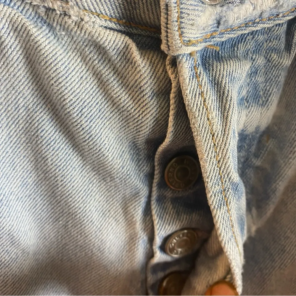 GRLFRND Distressed Light Blue Jeans 28 - Image 2