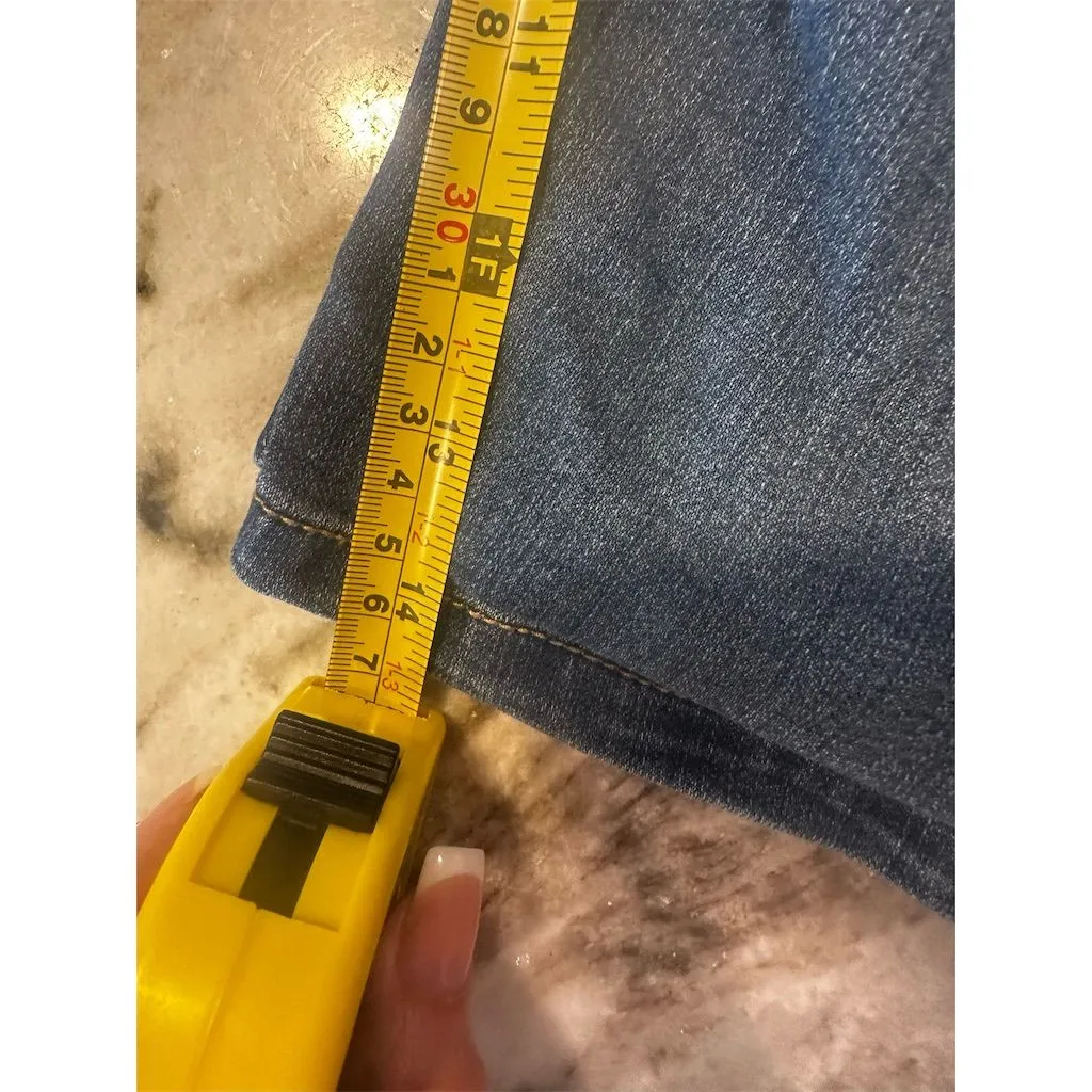 Democracy Women's Plus Size 24W Bermuda Shorts Blue "Ab"solution - Image 10