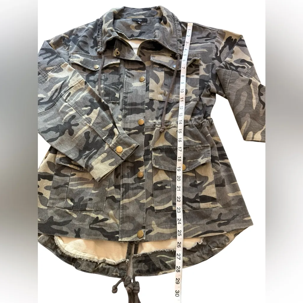 Fate Camouflage Utility Anorak Jacket Camo Military Grunge Anorak Size Small Green - Image 14