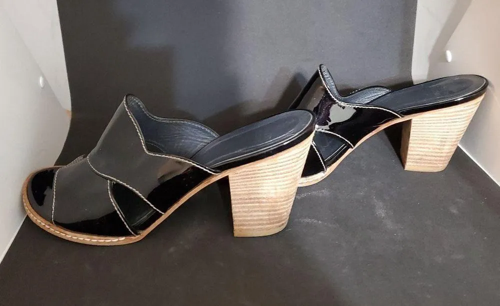 Stuart Weitzman Black Patent Leather Heels (9.5) - Image 5